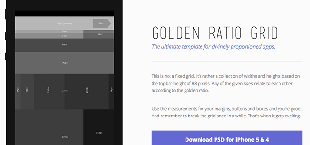 Golden-Ratio-Grid